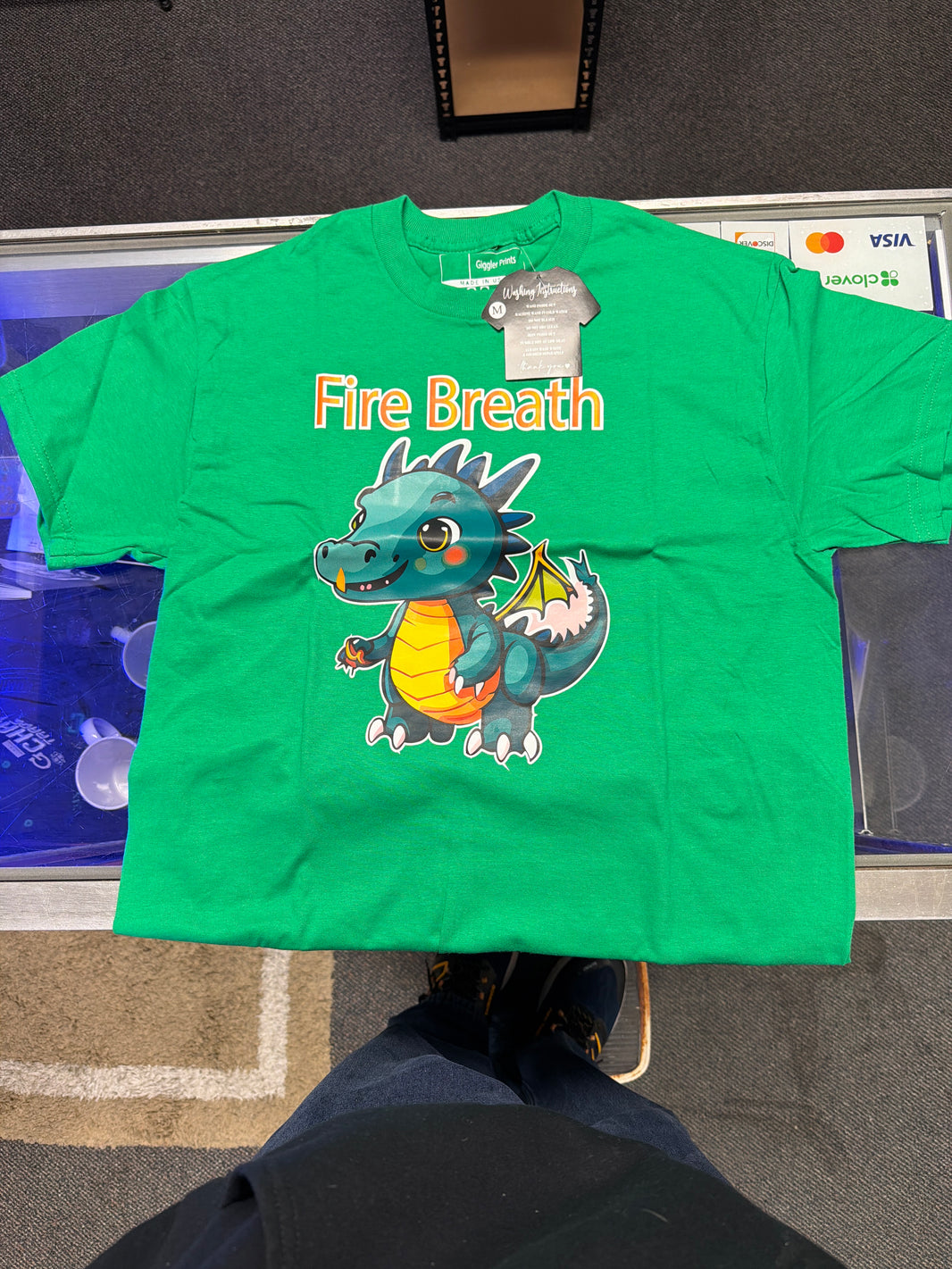 Fire breath baby line