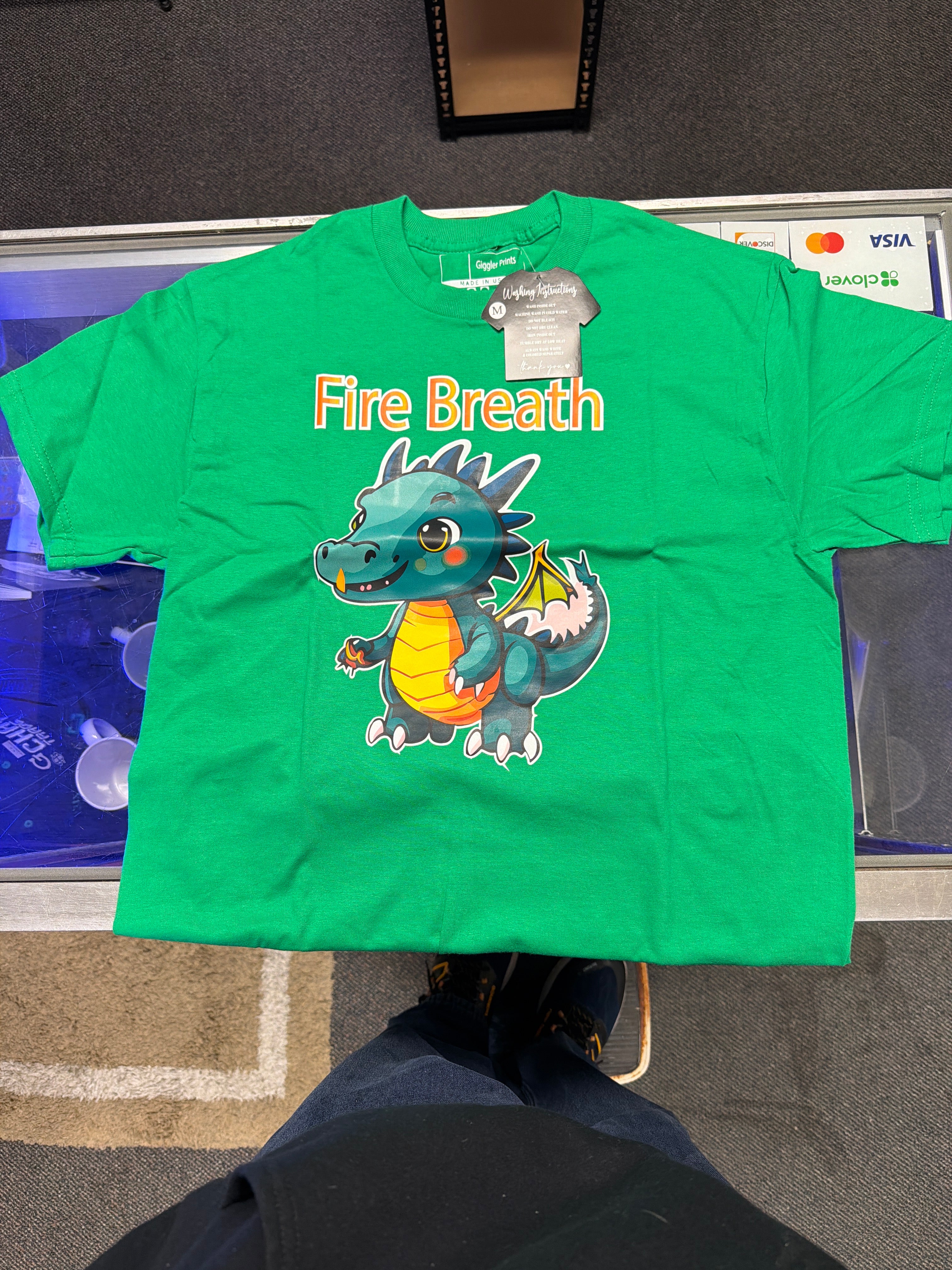 Fire breath baby line