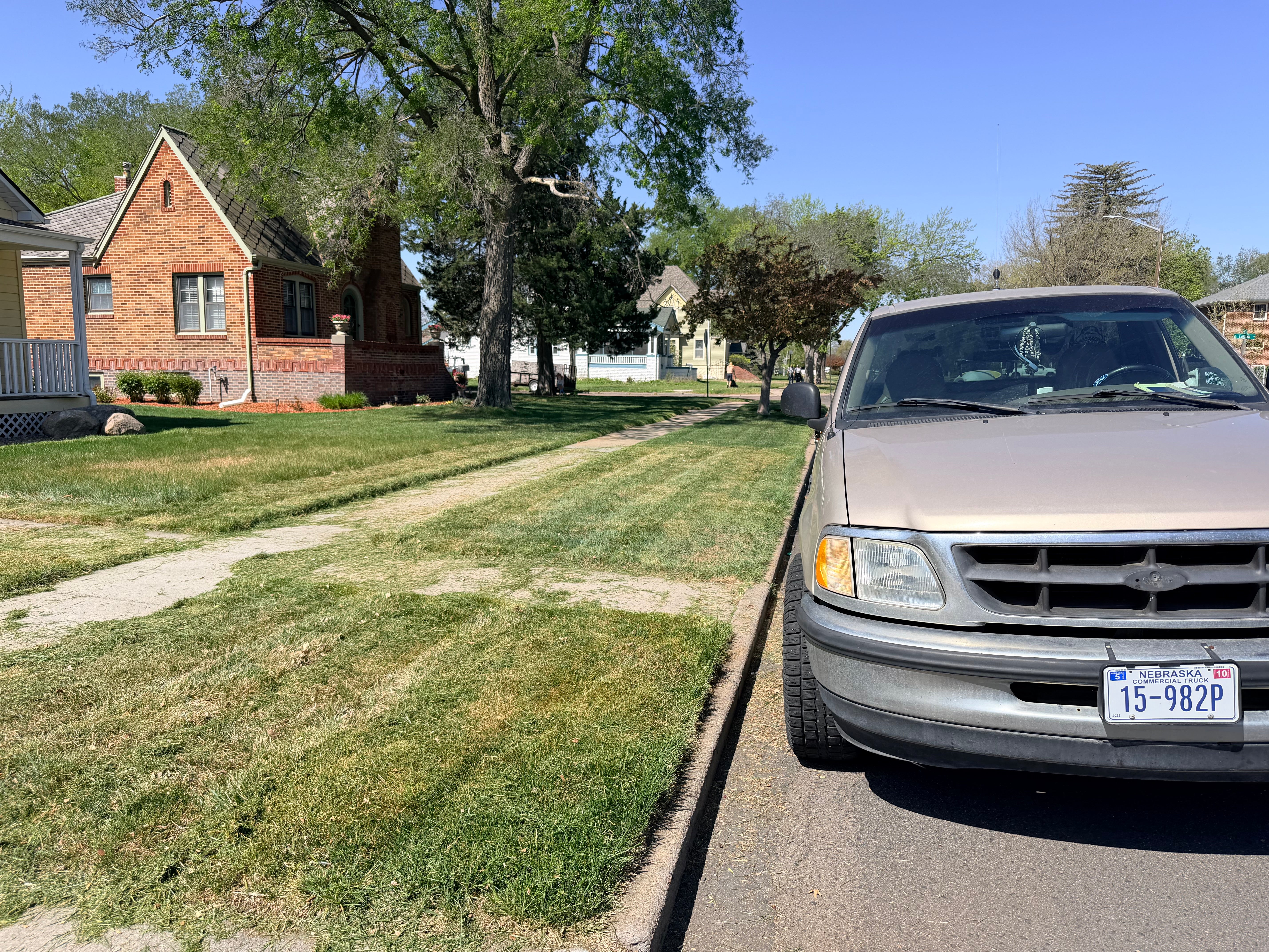 Lawn mowing