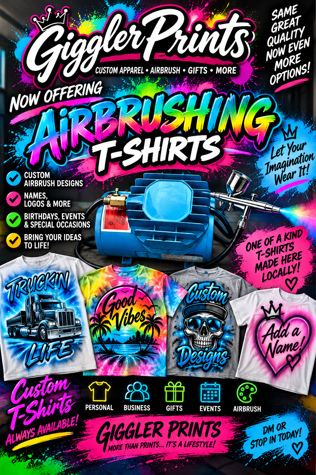 Airbrushing