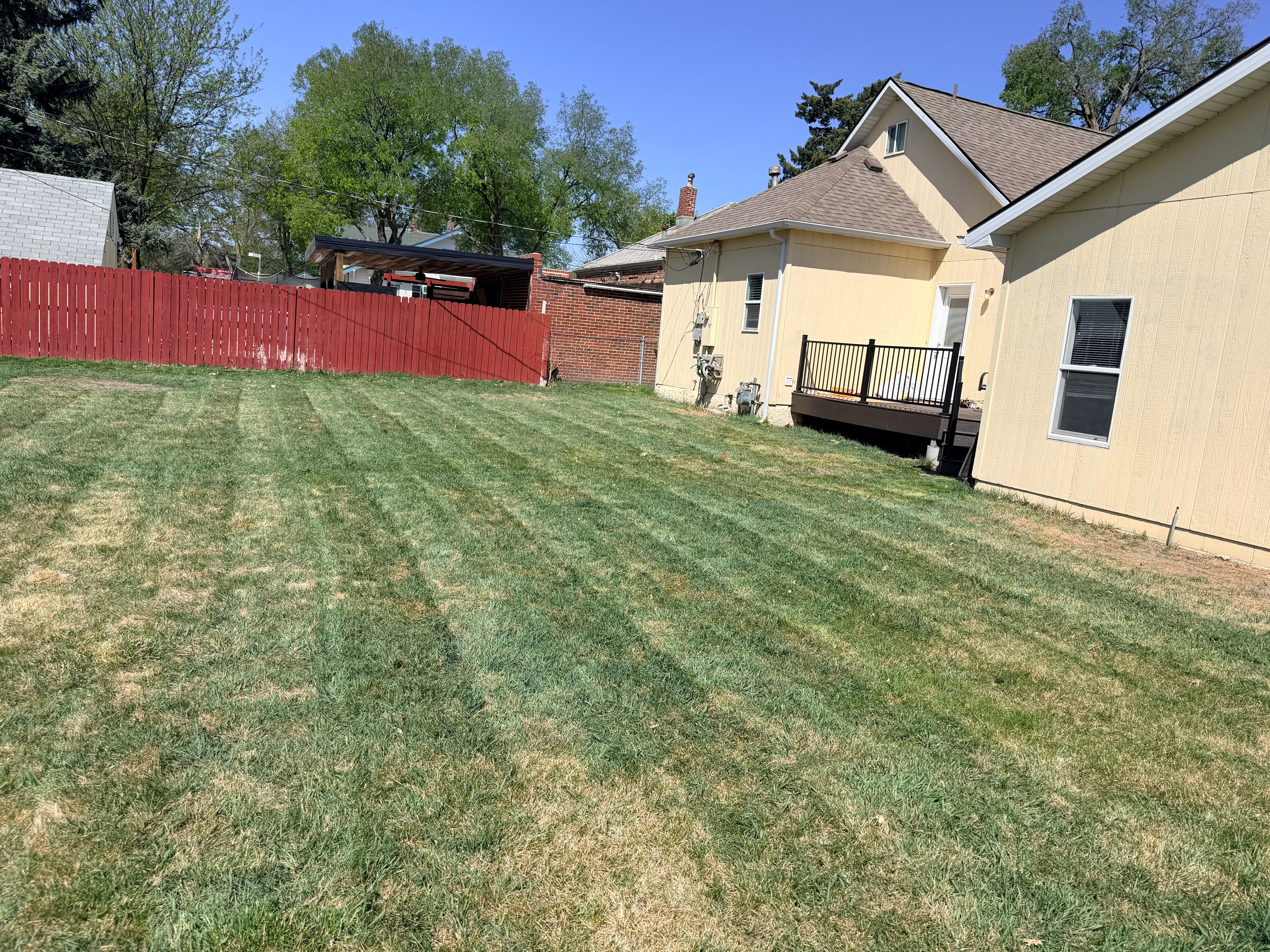 Lawn mowing