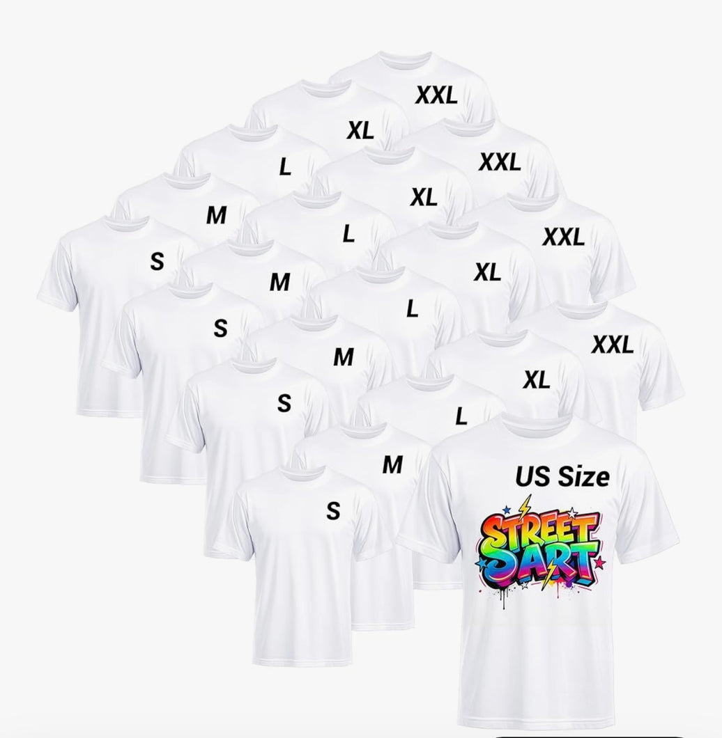 20 sublimated T-shirt’s