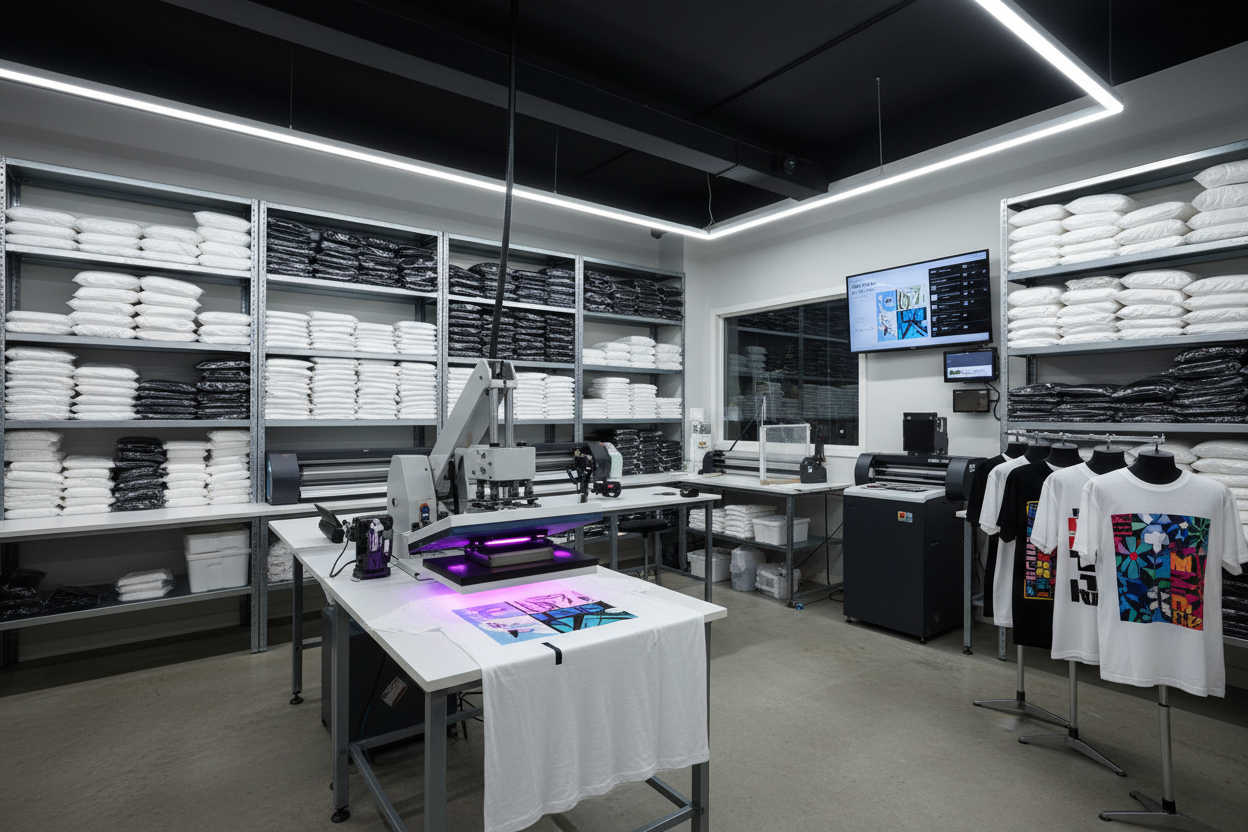 tshirt pressing company